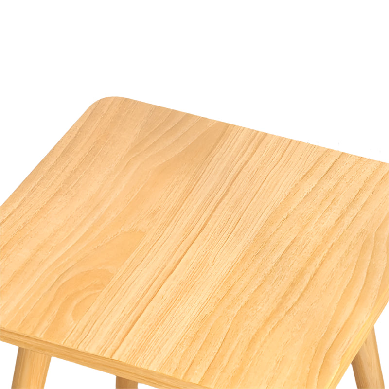 Kleiner quadratischer Beistelltisch aus Holz – Für Wohnzimmer