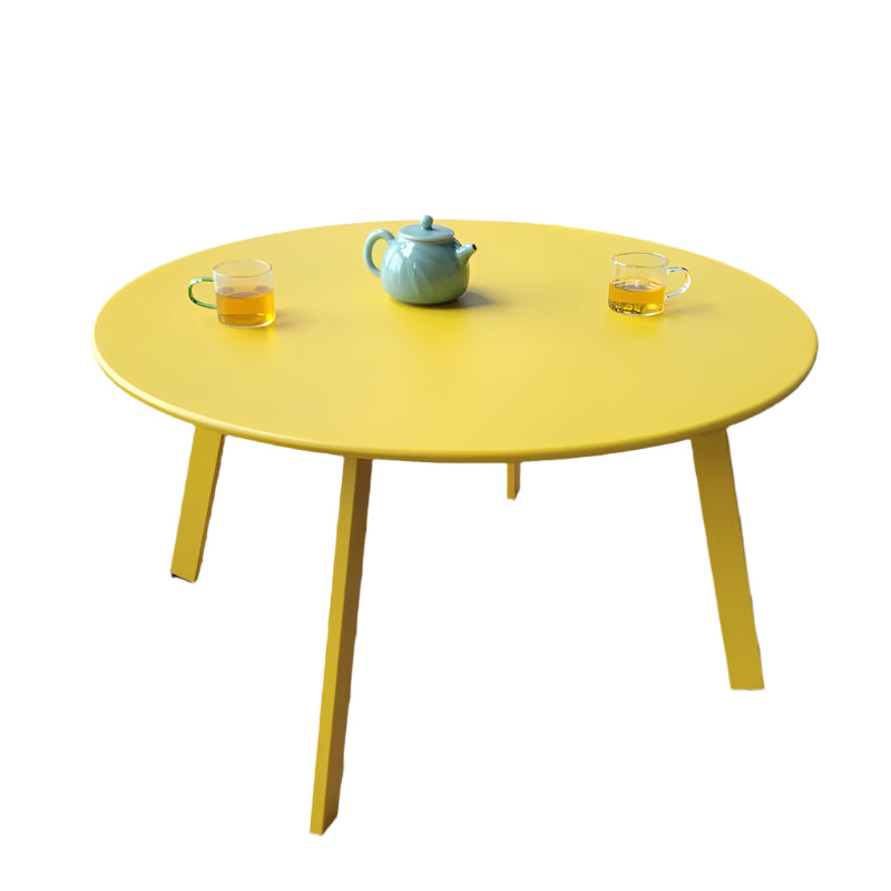 Moderner runder Beistelltisch aus Eisen – Für Balkon