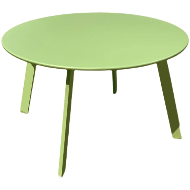 Moderner runder Beistelltisch aus Eisen – Für Balkon